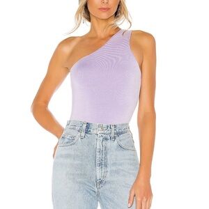 Superdown one shoulder bodysuit